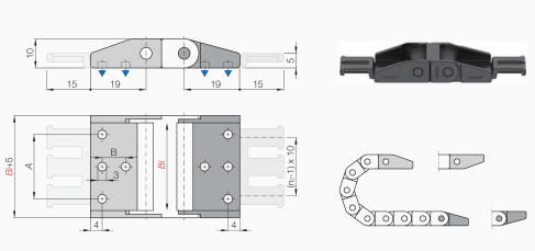 энергоцепи NanoFlue N07 концевые соединители